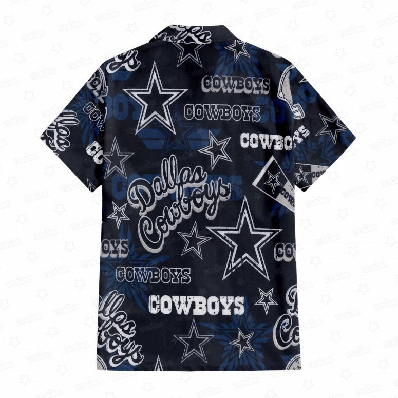 Dallas Cowboys Lone Star Breeze Hawaiian Shirt