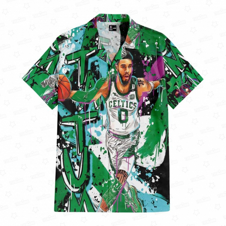 Boston Celtics Jason Tatum Hawaiian Shirt