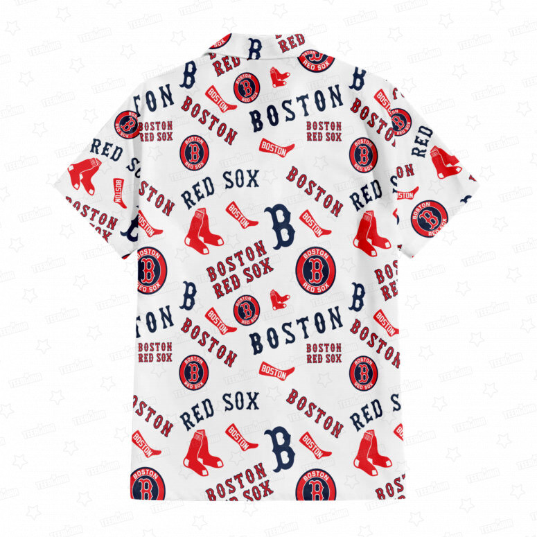 Boston Red Sox Emblem Odyssey Hawaiian Shirt
