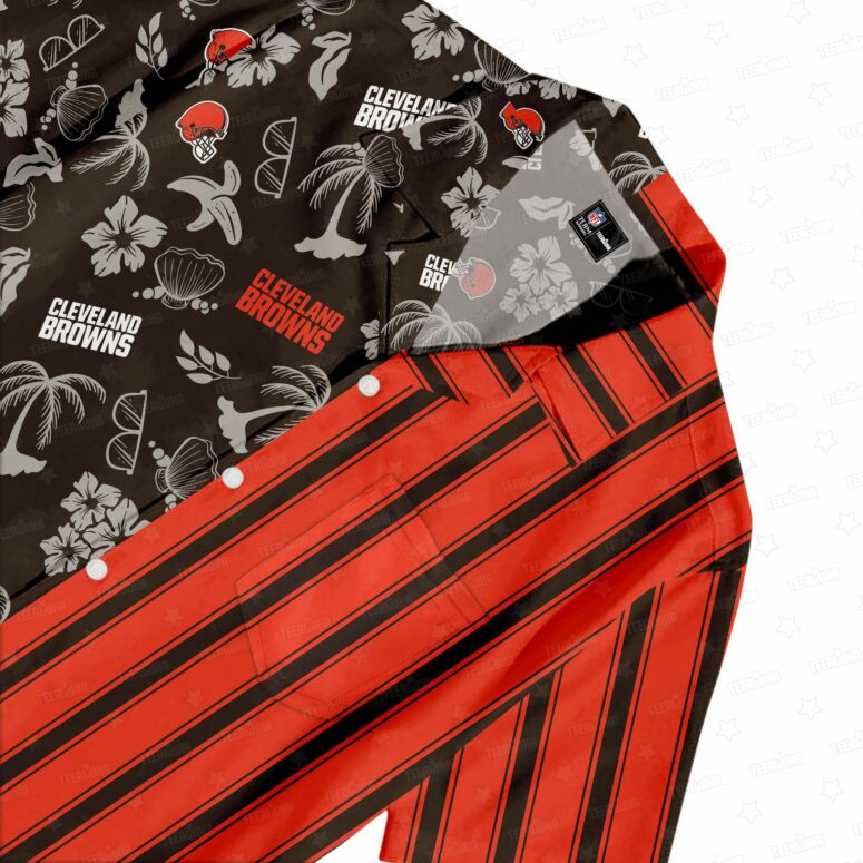 Cleveland Browns Ocean Breeze Hawaiian Shirt