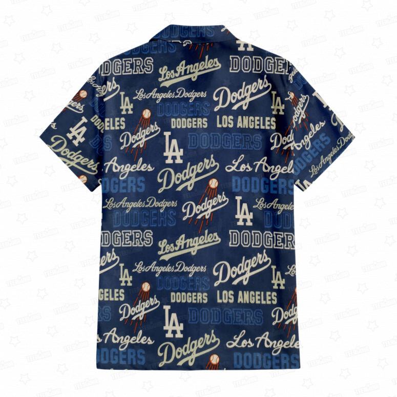 Los Angeles Dodgers Fusion Hawaiian Shirt