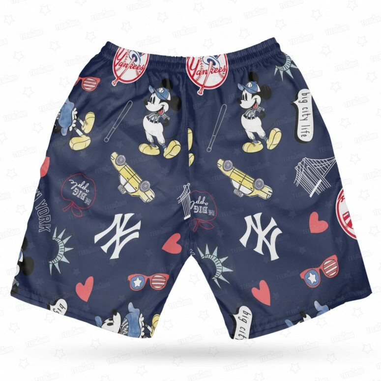 New York Yankees x Mickey Mouse Hawaiian Shirt