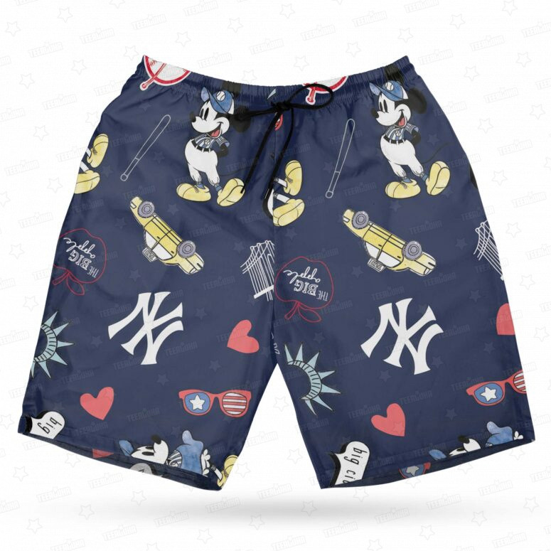 New York Yankees x Mickey Mouse Hawaiian Shirt