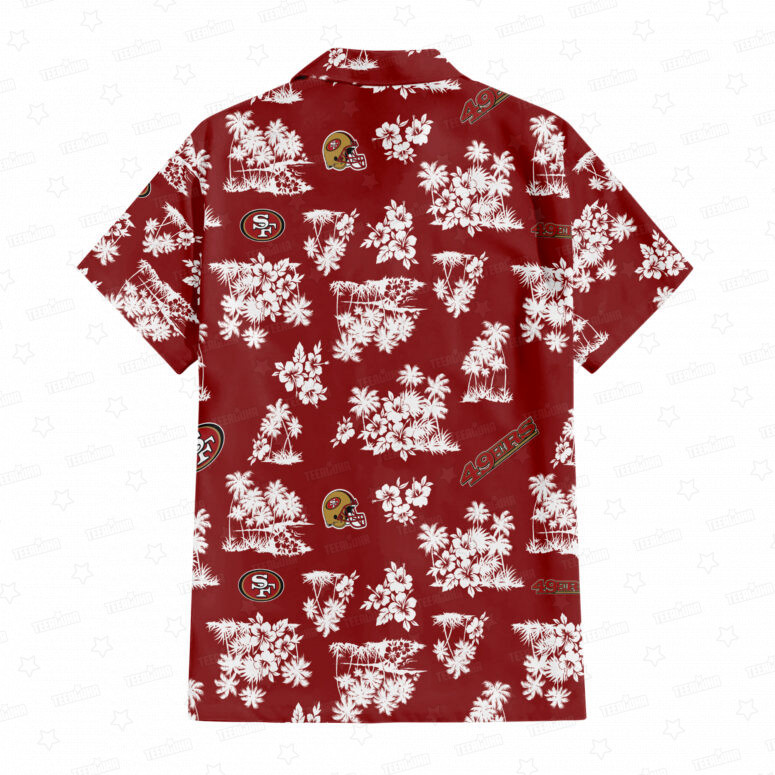 San Francisco 49ers Coastal Paradise Hawaiian Shirt