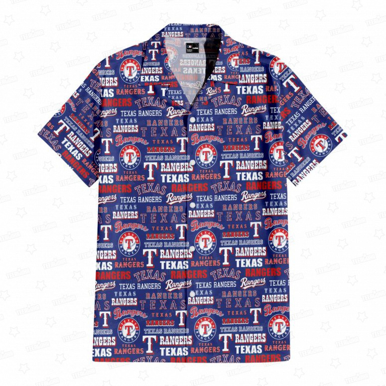 Texas Rangers Ballpark Adventure Hawaiian Shirt