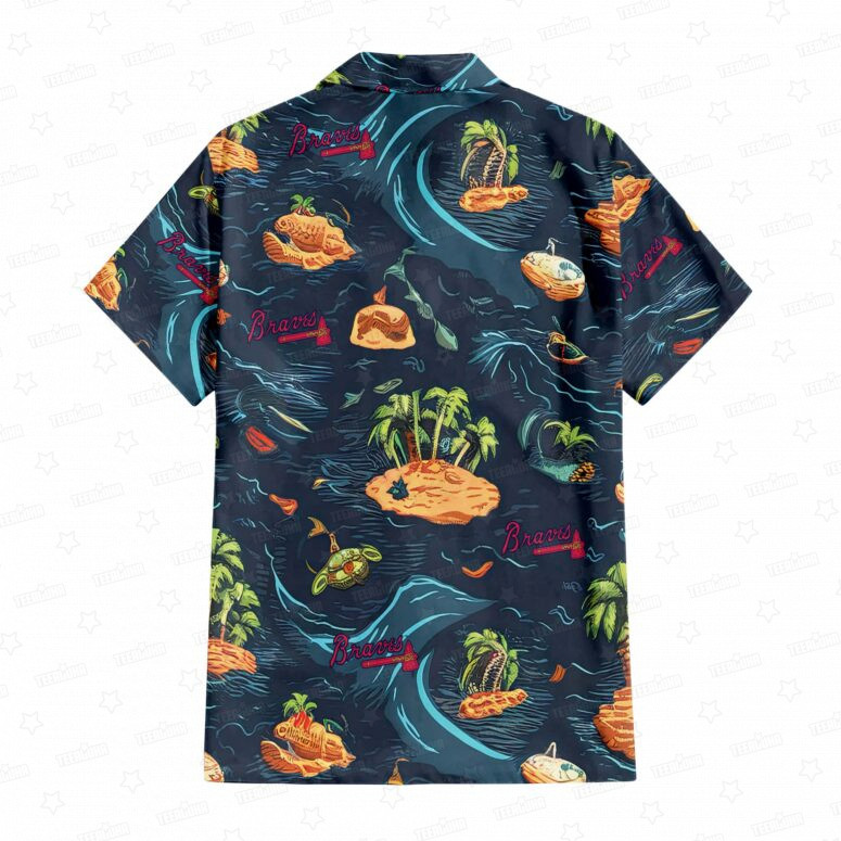 Atlanta Braves Oceanfront Summer Hawaiian Shirt