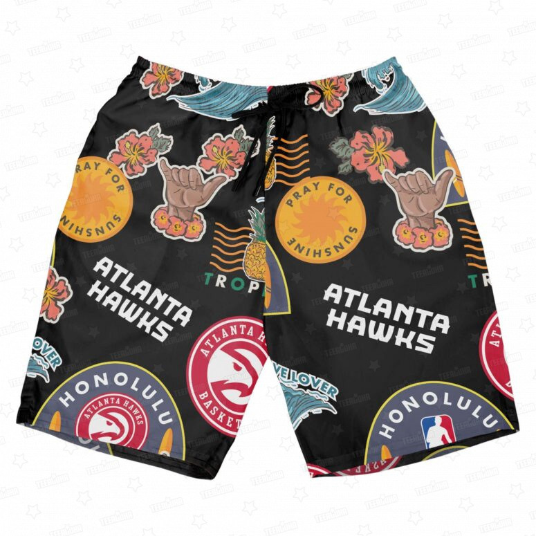 Atlanta Hawks Aloha Breeze Hawaiian Shirt