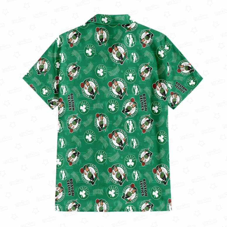 Boston Celtics Green Glory Hawaiian Shirt