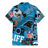 Carolina Panthers For Life Hawaiian Shirt Back - TeeAloha