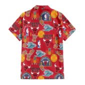 Chicago Bulls Aloha Breeze Hawaiian Shirt Back Shirt Temp - TeeAloha
