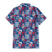 Chicago Cubs North Side Glory Hawaiian Shirt Back - TeeAloha