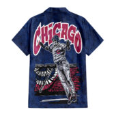 Chicago Cubs Sammy Sosa Hawaiian Shirt Back - TeeAloha