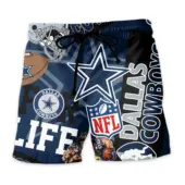 Dallas Cowboys For Life Hawaiian Short - TeeAloha
