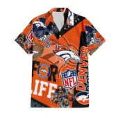 Denver Broncos For Life Hawaiian Shirt - TeeAloha