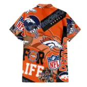 Denver Broncos For Life Hawaiian Shirt Back - TeeAloha