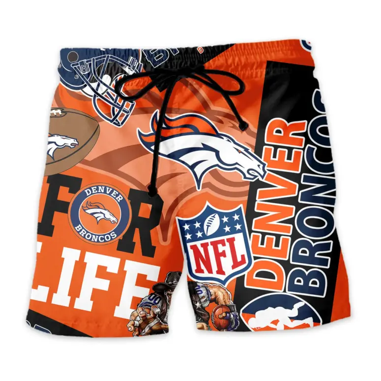 Denver Broncos For Life Hawaiian Shirt