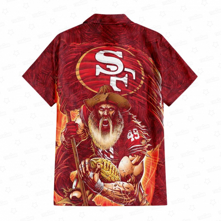 Francisco 49ers Blitz Hawaiian Shirt