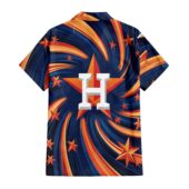 Houston Astros Vortex Starfield Hawaiian Shirt Back Shirt Temp - TeeAloha