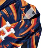 Houston Astros Vortex Starfield Hawaiian Shirt Front Focus Pocket Shirt Temp - TeeAloha