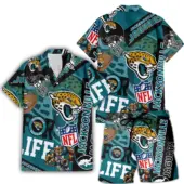 Jacksonville Jaguars For Life Hawaiian Set - TeeAloha