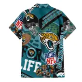 Jacksonville Jaguars For Life Hawaiian Shirt Back - TeeAloha