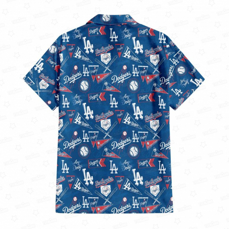Los Angeles Dodgers Vintage Blue Hawaiian Shirt