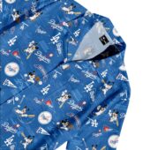 Los Angeles Dodgers X Mickey Hawaiian Shirt Front Pocket - TeeAloha