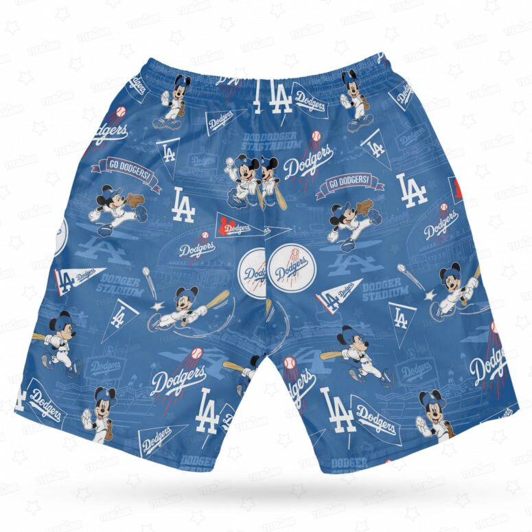 Los Angeles Dodgers x Mickey Hawaiian Shirt
