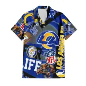 Los Angeles Rams For Life Hawaiian Shirt - TeeAloha