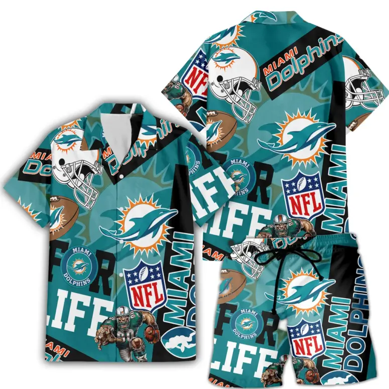 Miami Dolphins For Life Hawaiian Shirt