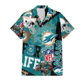 Miami Dolphins For Life Hawaiian Shirt - TeeAloha