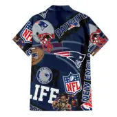New England Patriots For Life Hawaiian Back - TeeAloha