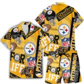 Pittsburgh Steelers For Life Hawaiian Full Sets - TeeAloha