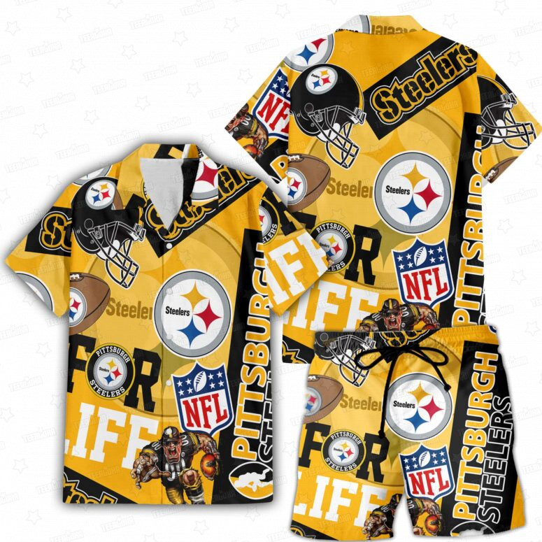 Pittsburgh Steelers For Life Hawaiian Shirt