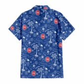 Hawaiian Shirt Back Detroit Pistons - TeeAloha