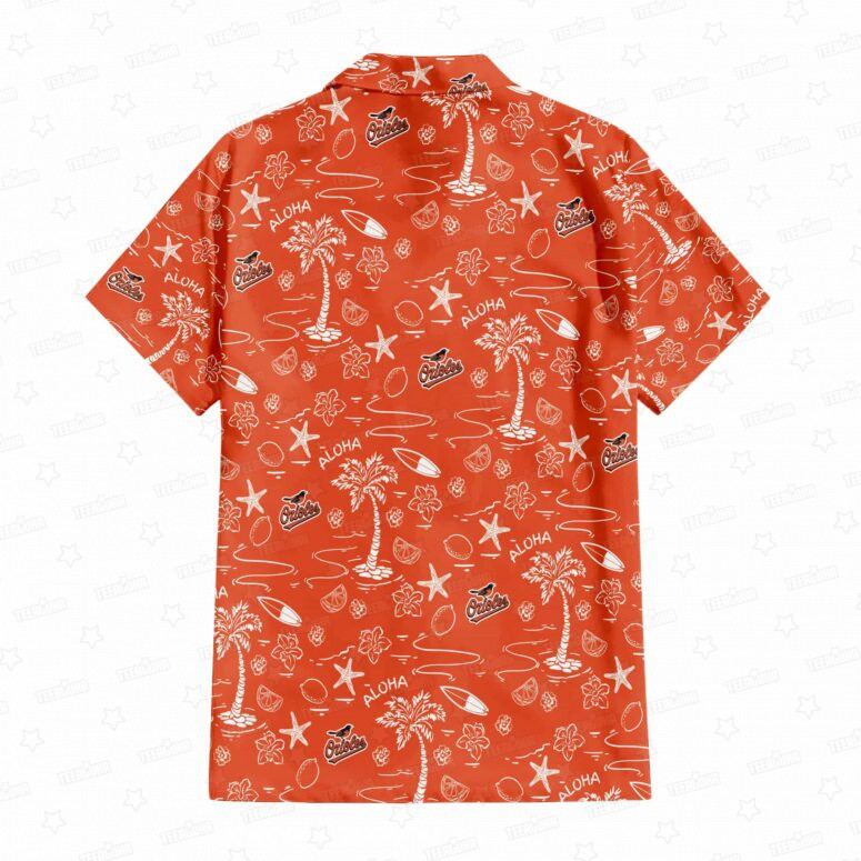 Baltimore Orioles Aloha Paradise Hawaiian Shirt