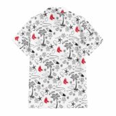 Hawaiian Shirt Back Boston Red Sox Template - TeeAloha