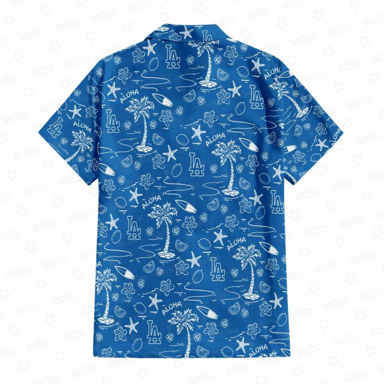 Los Angeles Dodgers Aloha Paradise Hawaiian Shirt