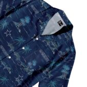Hawaiian Shirt Front Focus Pocket Dallas Cowboys Summer Island - TeeAloha