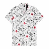 Hawaiian Shirt Front Boston Red Sox Template - TeeAloha
