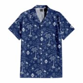 Hawaiian Shirt Front Tampa Bay Rays Template - TeeAloha