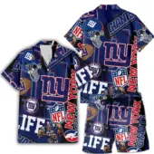 New York Giants For Life Hawaiian Fullset - TeeAloha