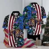 Buffalo Bills Black and Blue Beast Hawaiian Shirt