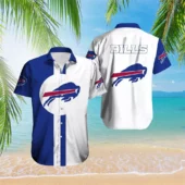 Buffalo Bills Classic Two-Tone Logo Hawaiian Shirt