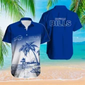Buffalo Bills Coastal Serenity Blue Hawaiian Shirt