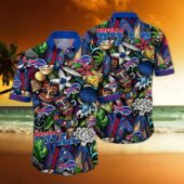 Buffalo Bills Colorful Tiki Hawaiian Shirt
