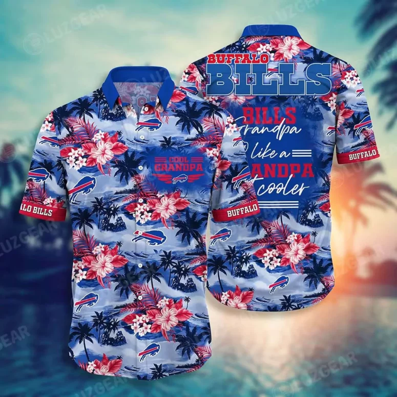 Buffalo Bills Cool Grandpa Hawaiian Shirt