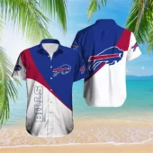 Buffalo Bills Diagonal Color Block Hawaiian Shirt