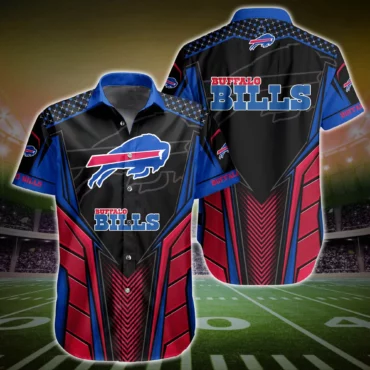 Buffalo Bills Dynamic Chevron Hawaiian Shirt