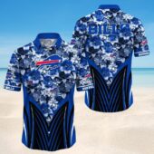 Buffalo Bills Floral Fusion Hawaiian Shirt